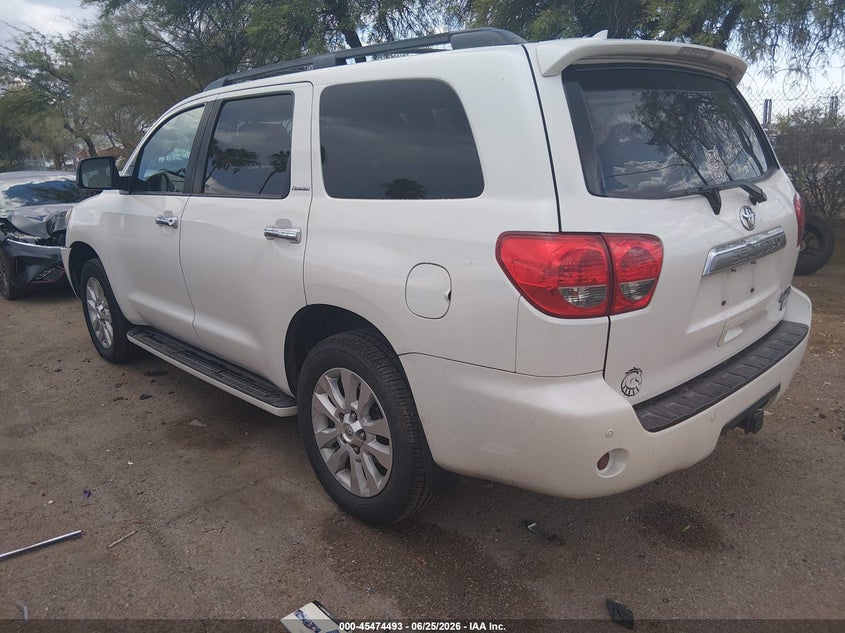 Vin: 5tddw5g13es109908, lot: 45972630, toyota sequoia platinum 5.7l v8 20143