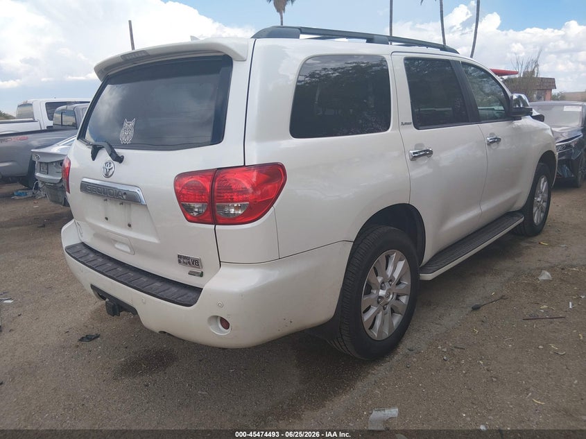 Vin: 5tddw5g13es109908, lot: 45972630, toyota sequoia platinum 5.7l v8 20144