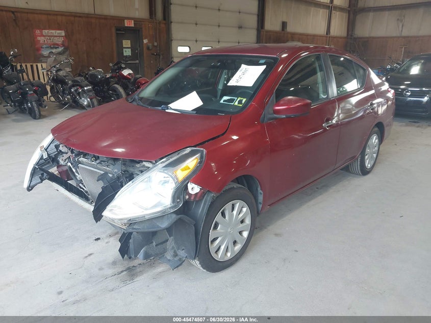 Vin: 3n1cn7ap4jl813822, lot: 45972644, nissan versa 1.6 sv 20182
