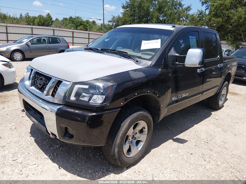 Vin: 1n6ba0ec9bn324902, lot: 45972666, nissan titan sl 20112