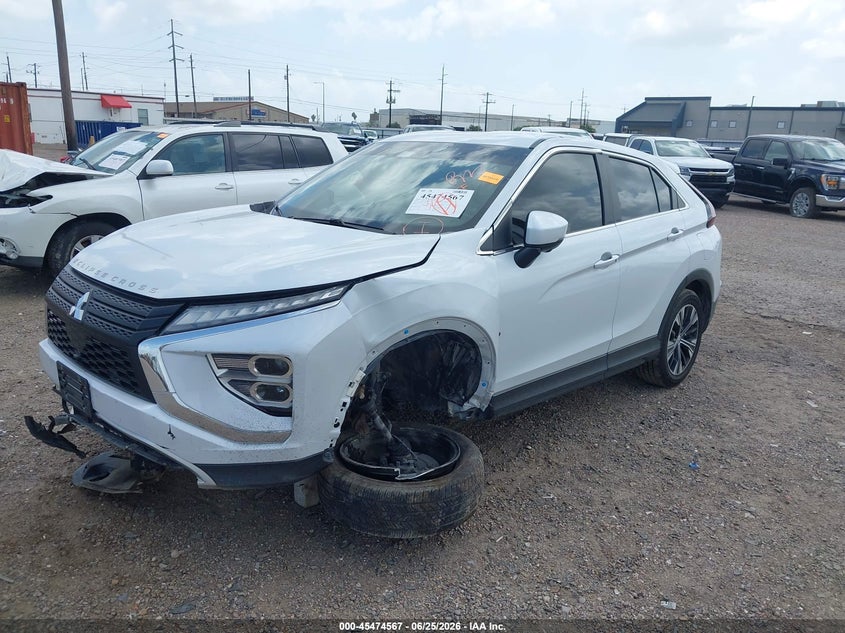 Vin: ja4aswaa1nz057605, lot: 45972704, mitsubishi eclipse cross se/se special edition/sel/sel special edition 20222