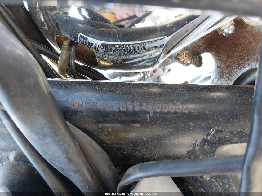 1995 Honda Vt1100 C2 VIN: 1HFSC3209SA000662 Lot: 45474606