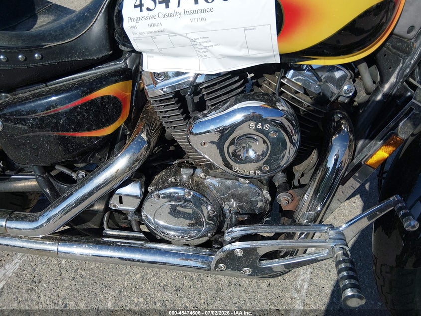 1995 Honda Vt1100 C2 VIN: 1HFSC3209SA000662 Lot: 45474606