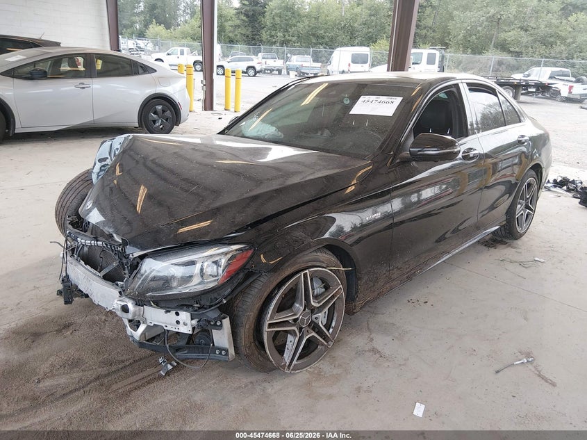 55SWF6EB3KU300270 2019 Mercedes-Benz Amg C 43 4matic photo 1