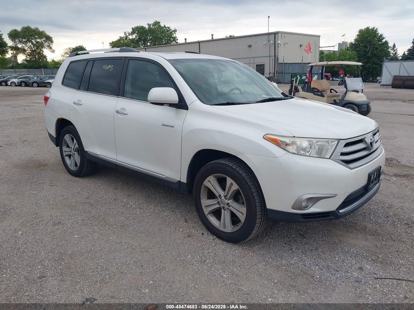 Vin: 5tddk3eh7ds273323, lot: 45972820, toyota highlander limited v6 20131