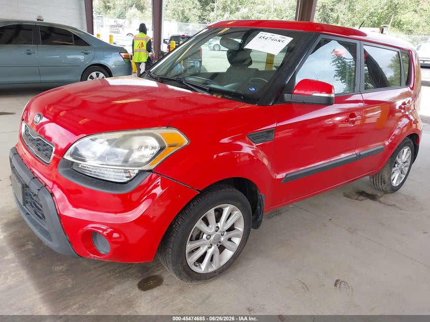 2013 Kia Soul, Front End, IAAI, VIN KNDJT2A65D7614193 — photo 2