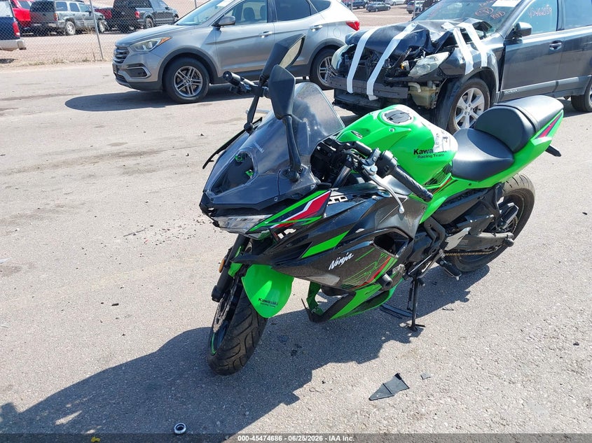 2024 Kawasaki Ex650 P VIN: ML5EXEP1XRDAC1921 Lot: 45474686