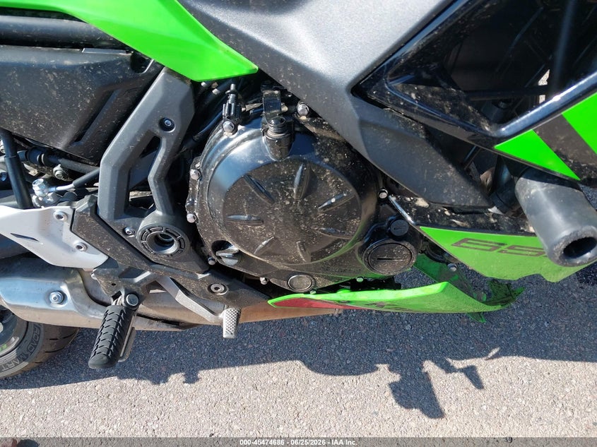 2024 Kawasaki Ex650 P VIN: ML5EXEP1XRDAC1921 Lot: 45474686