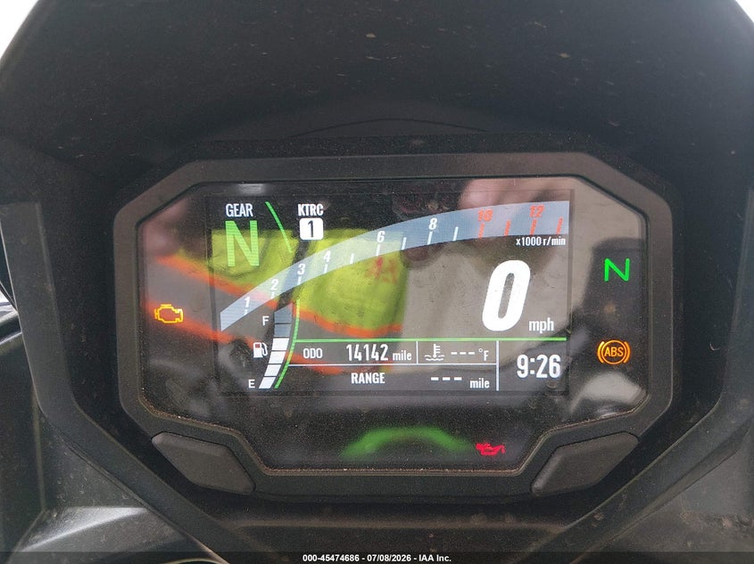 2024 Kawasaki Ex650 P VIN: ML5EXEP1XRDAC1921 Lot: 45474686