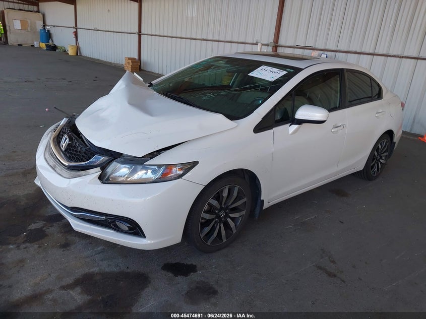 2014 Honda Civic Ex-L 19XFB2F97EE012540 photo 1