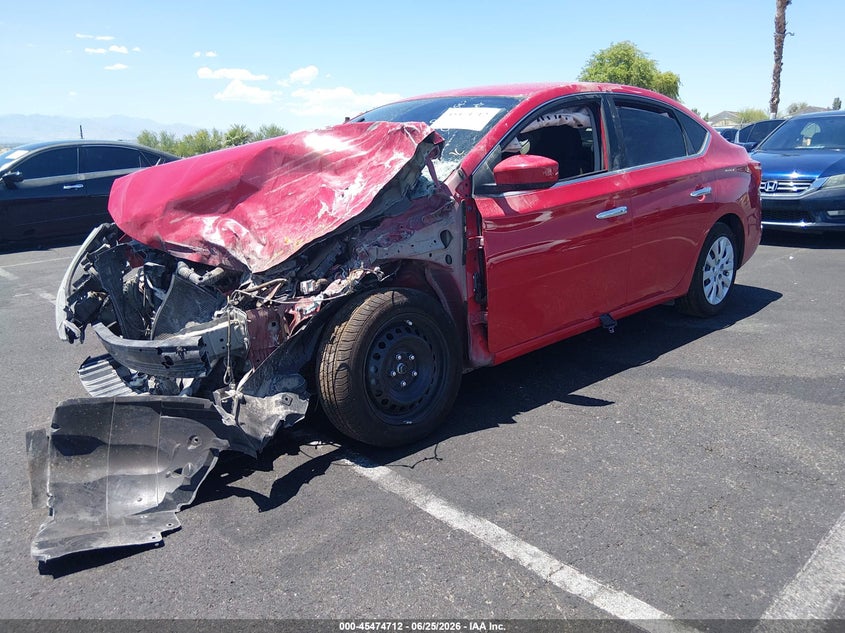 2019 NISSAN SENTRA auction photo 2