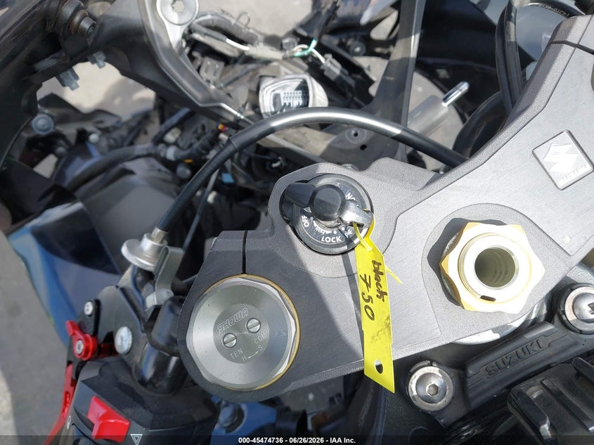 2019 Suzuki Gsx-R750 VIN: JS1GR7MA3K7100744 Lot: 45474736