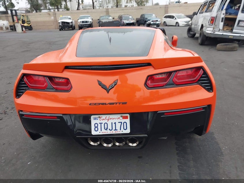 CHEVROLET CORVETTE 2019 VIN 1G1YM2D73K5100800