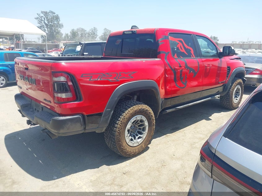 Vin: 1c6srfu90mn903131, lot: 45972891, ram 1500 trx  4x4 5'7 box 20214