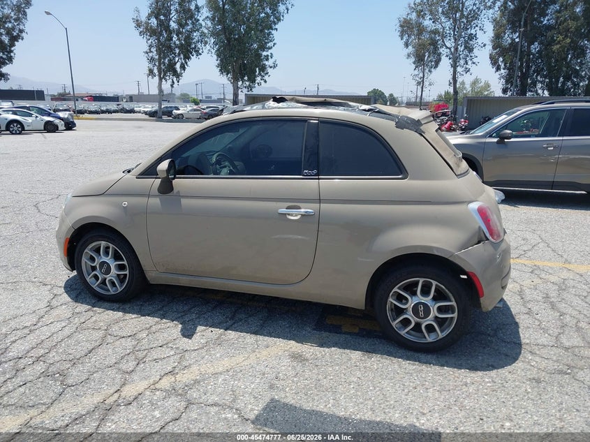 2012 Fiat 500C Pop VIN: 3C3CFFDR8CT198314 Lot: 45474777