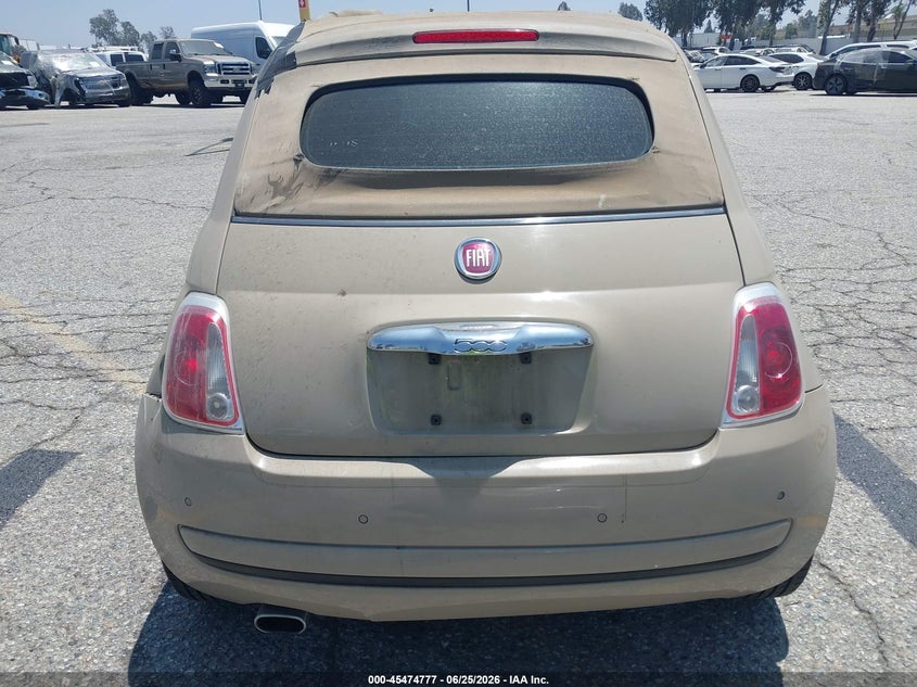2012 Fiat 500C Pop VIN: 3C3CFFDR8CT198314 Lot: 45474777