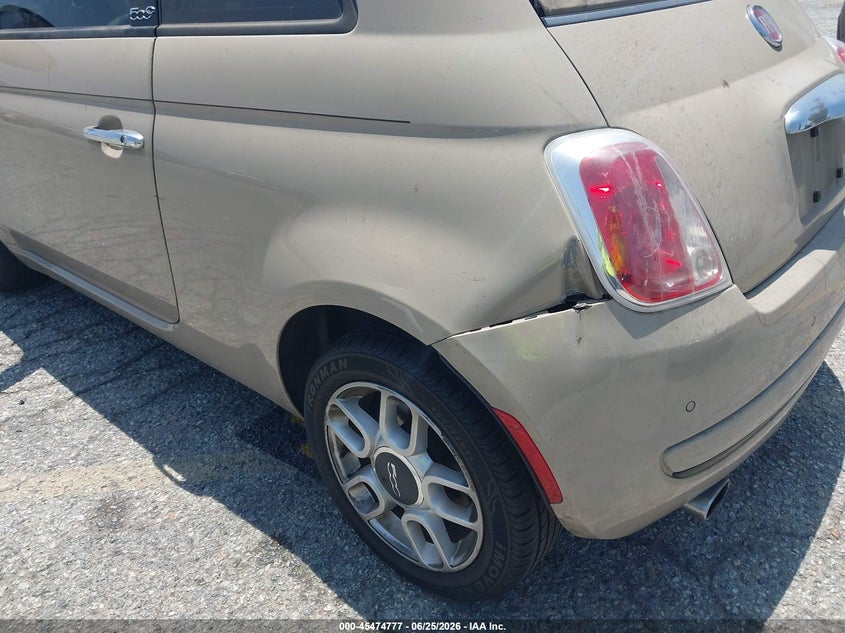 2012 Fiat 500C Pop VIN: 3C3CFFDR8CT198314 Lot: 45474777