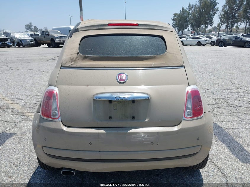 2012 Fiat 500C Pop VIN: 3C3CFFDR8CT198314 Lot: 45474777