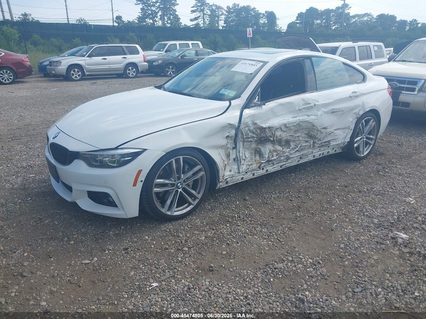 Vin: wba4j5c53jbm64907, lot: 45972942, bmw 440i gran coupe 20182