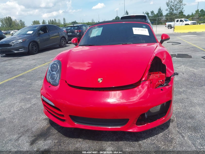 2013 Porsche Boxster VIN: WP0CA2A8XDS112423 Lot: 45474851
