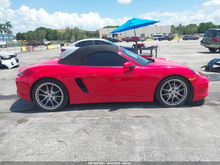 2013 Porsche Boxster VIN: WP0CA2A8XDS112423 Lot: 45474851