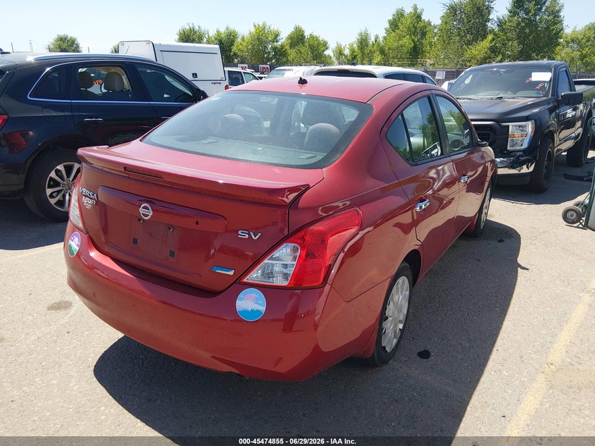Vin: 3n1cn7ap6dl822221, lot: 45972992, nissan versa 1.6 sv 20134