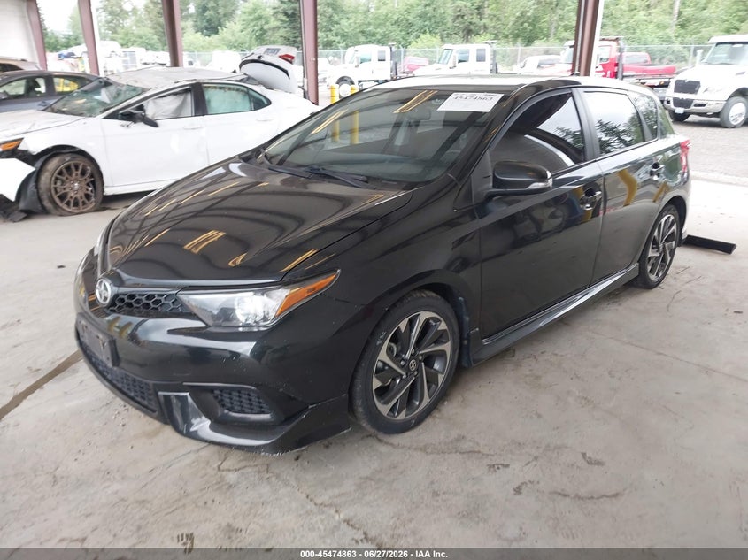 Vin: jtnkarje2gj501413, lot: 45973000, scion im 20162