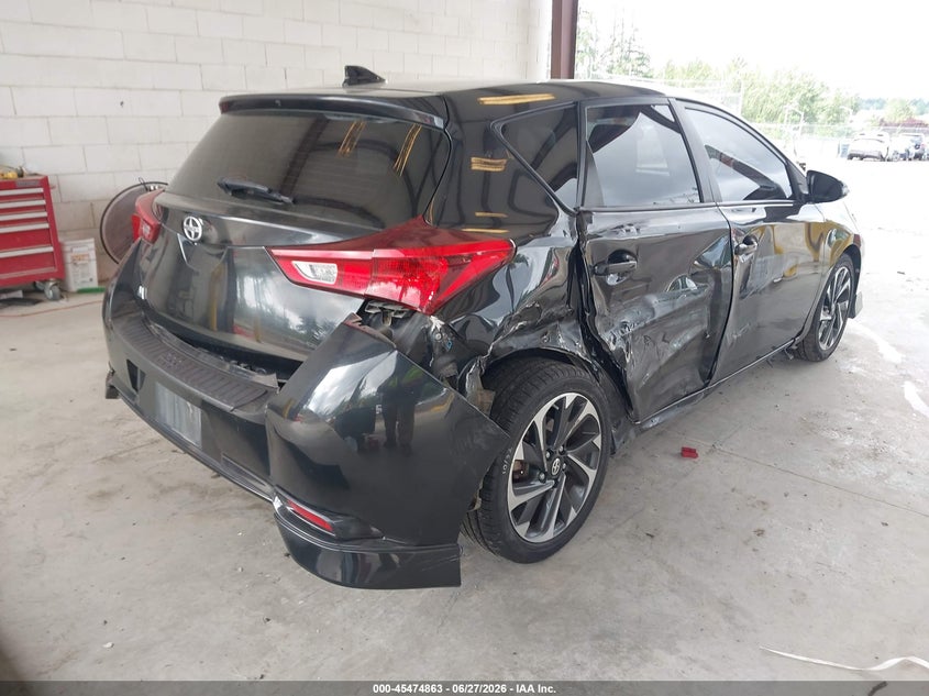 Vin: jtnkarje2gj501413, lot: 45973000, scion im 20164