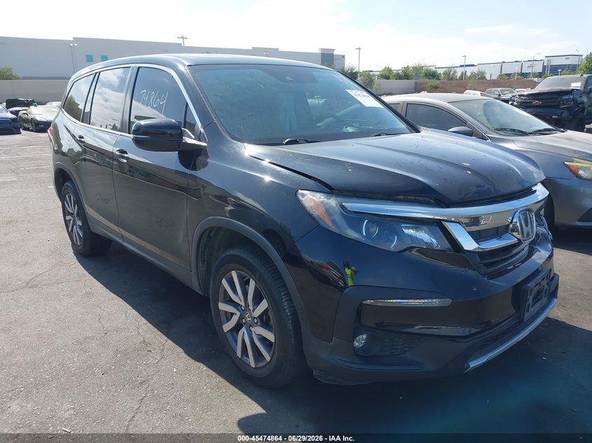 Vin: 5fnyf5h56lb018510, lot: 45973001, honda pilot 2wd ex-l 2020 img_1