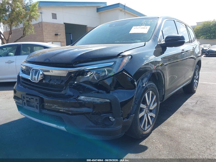 Vin: 5fnyf5h56lb018510, lot: 45973001, honda pilot 2wd ex-l 20202