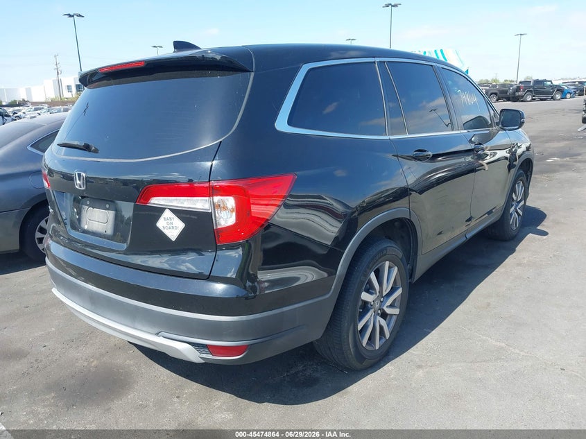 Vin: 5fnyf5h56lb018510, lot: 45973001, honda pilot 2wd ex-l 20204