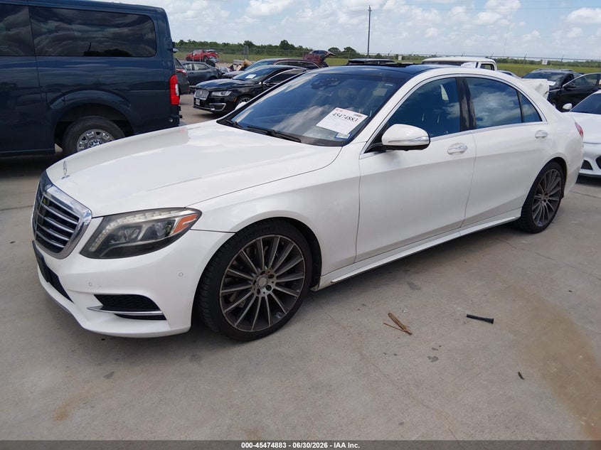 2015 Mercedes-Benz S 550, Крыша, IAAI, VIN WDDUG8CB9FA068864 — фото 2