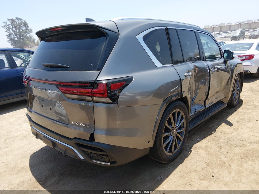 Vin: jtjmd7cx1s4005644, lot: 45973052, lexus lx 700h f sport 20254
