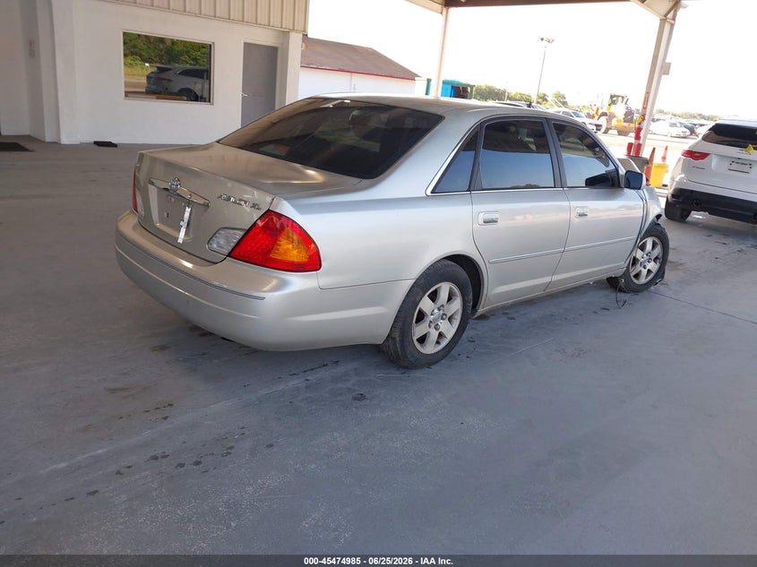 2000 TOYOTA AVALON SEDAN 3.0L V-6 DOHC, VVT, 210HP