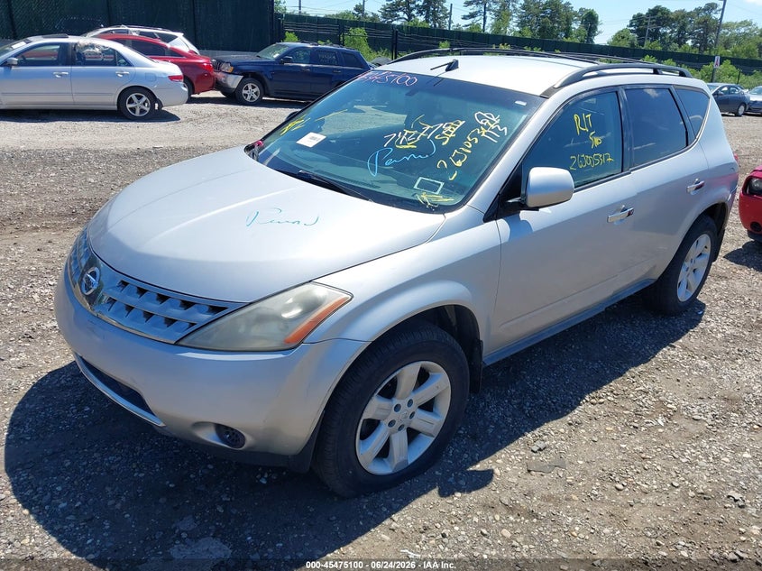 2006 NISSAN MURANO auction photo 2