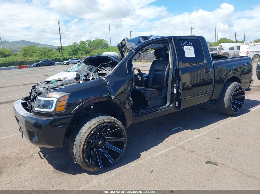 Vin: 1n6aa0ed3bn305587, lot: 45973305, nissan titan sl 20112