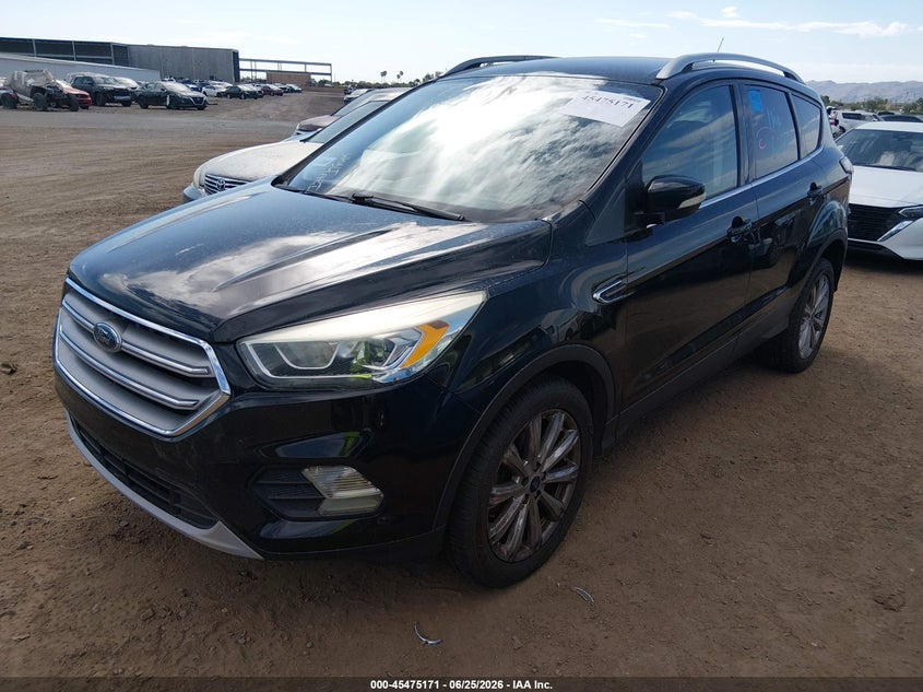 2017 Ford Escape, Повреждение двигателя, IAAI, VIN 1FMCU0JD0HUE91950 — фото 2