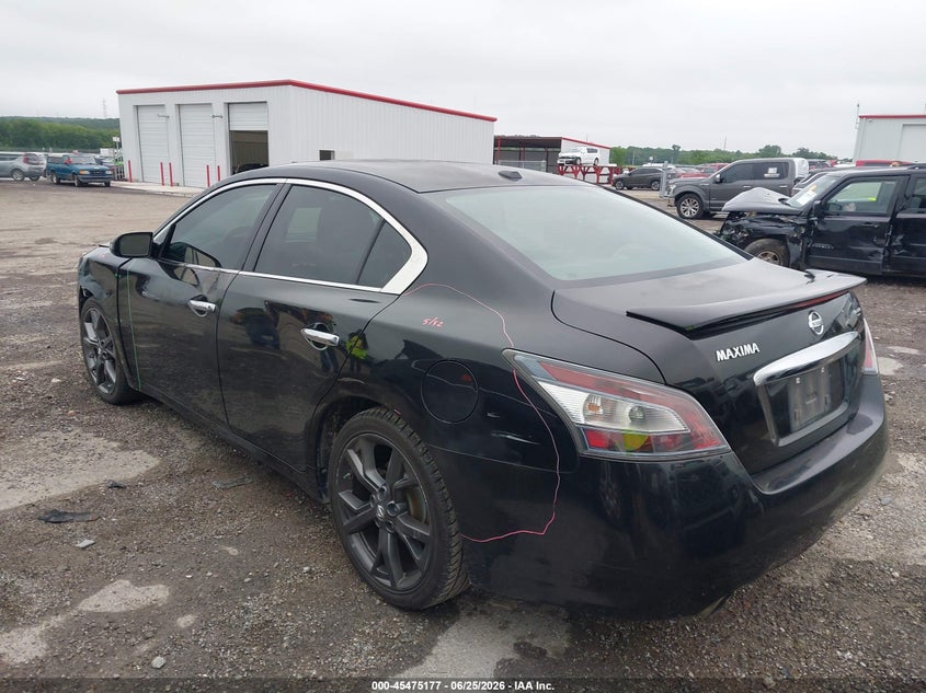 Vin: 1n4aa5ap2ec488597, lot: 45973314, nissan maxima 3.5 s/3.5 sv 20143