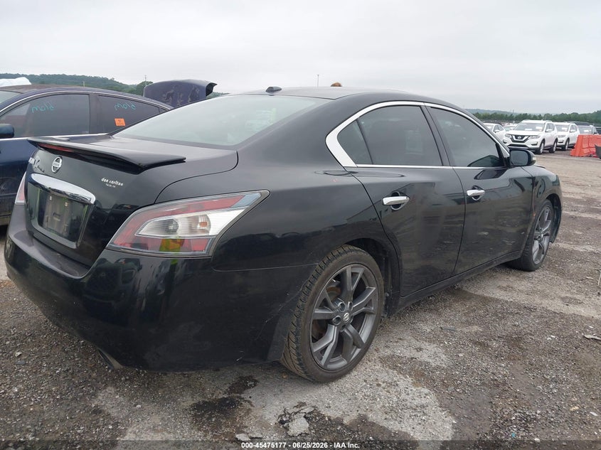 Vin: 1n4aa5ap2ec488597, lot: 45973314, nissan maxima 3.5 s/3.5 sv 20144