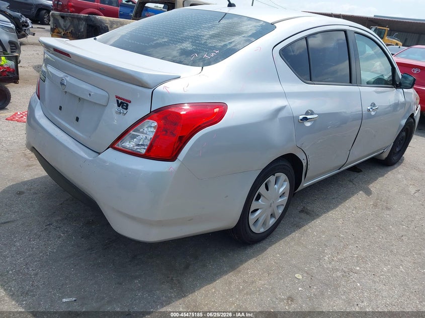 Vin: 3n1cn7ap8jl819509, lot: 45973322, nissan versa 1.6 sv 20184