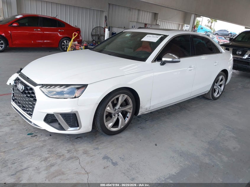 Vin: waub4af45la052068, lot: 45973337, audi s4 premium plus tfsi quattro tiptronic 20202