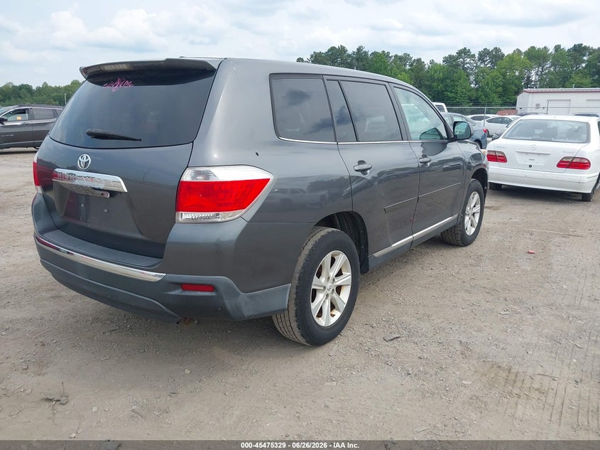 2011 TOYOTA HIGHLANDER SPORT UTILITY VEHICLE 2.7L I-4 DOHC, VVT, 187HP