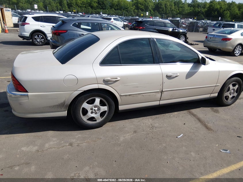 2000 Lincoln Ls V6 Auto/V6 Manual VIN: 1LNHM86S3YY795651 Lot: 45475382