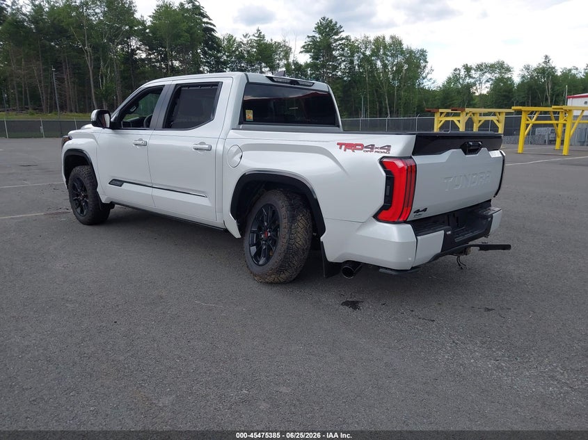 Vin: 5tfwa5db8tx341075, lot: 45973560, toyota tundra platinum crewmax 5.5' bed 20263