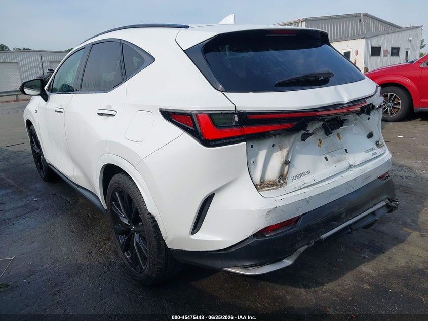 Vin: 2t2kgcezxpc016375, lot: 45973623, lexus nx 350 f sport handling 20233