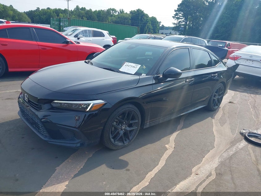 2023 Honda Civic, Rear, IAAI, VIN 2HGFE2F57PH545565 — photo 2