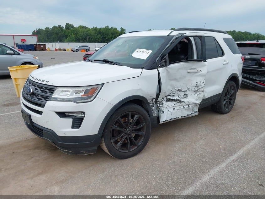 Vin: 1fm5k8d89jgb53477, lot: 45973699, ford explorer xlt 20182