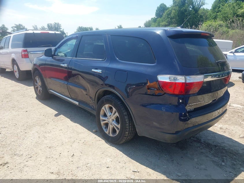 Vin: 1c4rdjagxdc688560, lot: 45973700, dodge durango sxt 20133