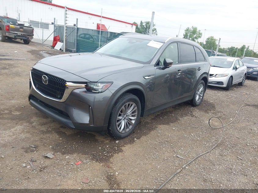 2025 Mazda CX-90, Left Side, IAAI, VIN JM3KKBHD8S1222859 — photo 2