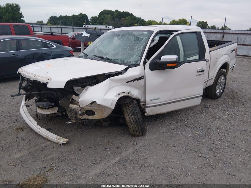 Vin: 1ftfw1et3cfa70188, lot: 45973711, ford f-150 platinum 20122